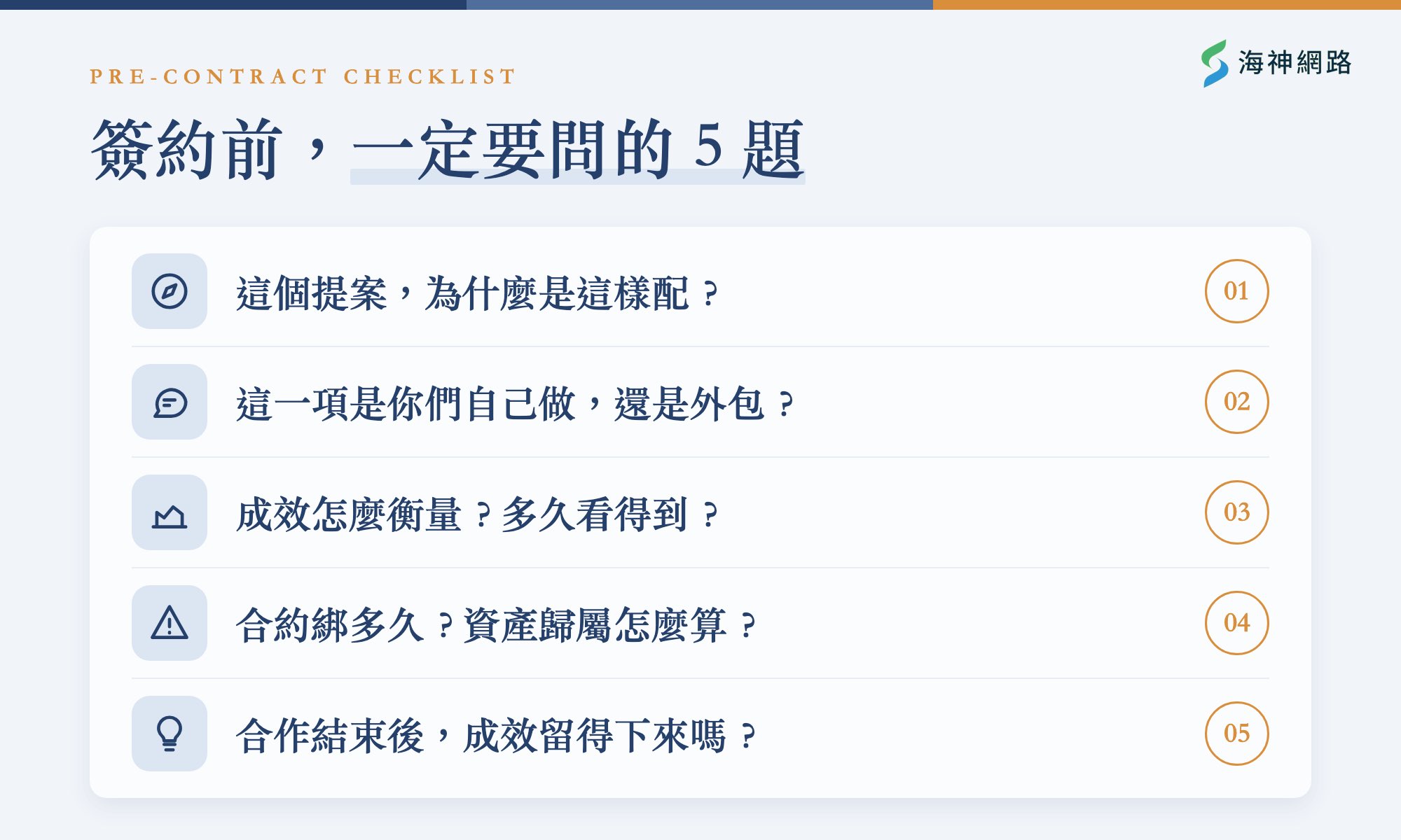 簽約前一定要問整合行銷公司的 5 個問題