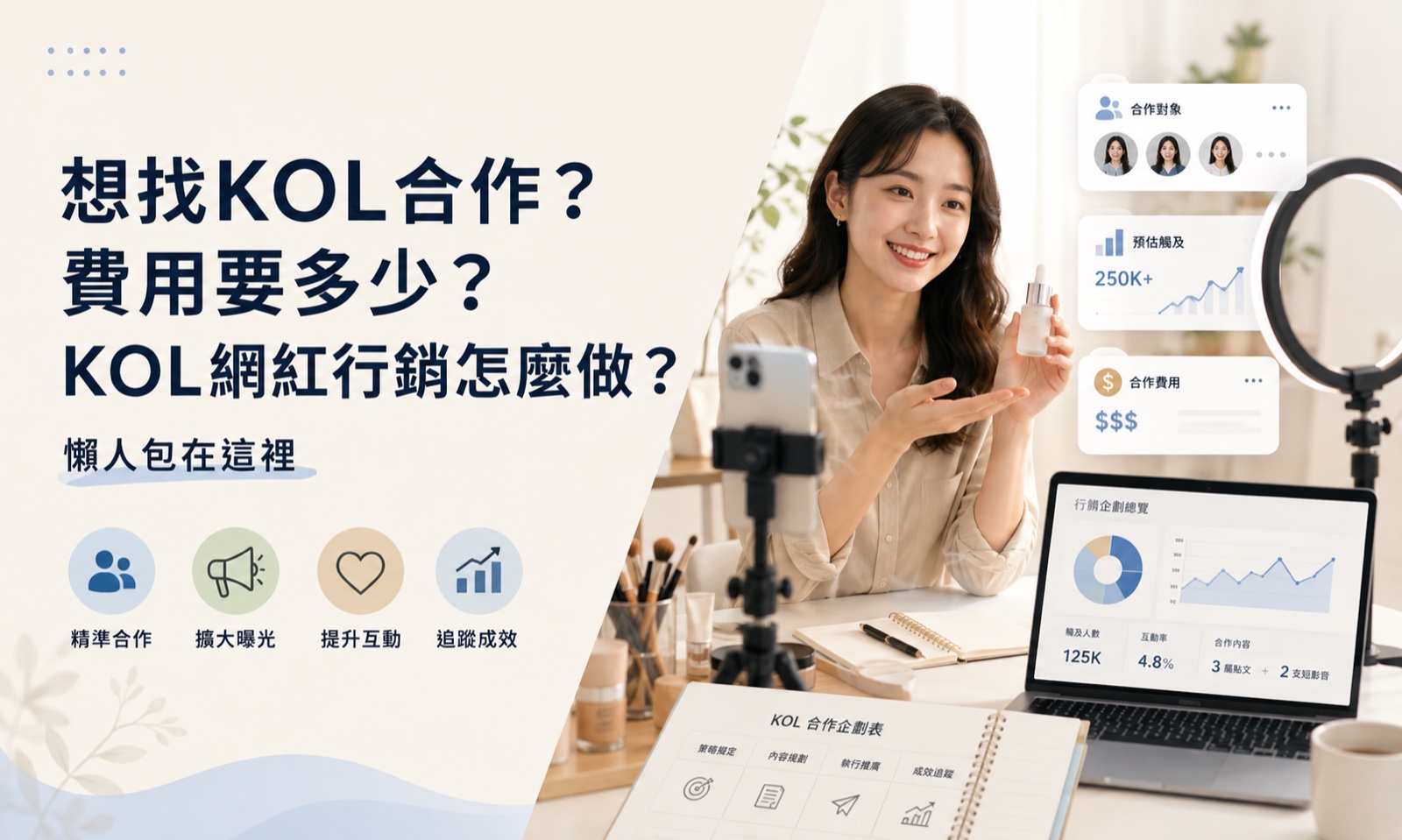 想找 KOL 合作?費用與網紅行銷懶人包